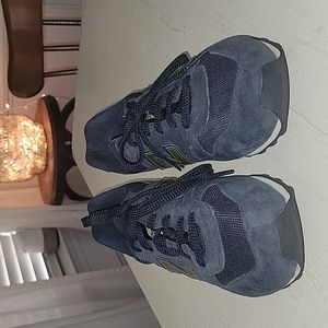 Blue Gold Original New Balance athletic shoes